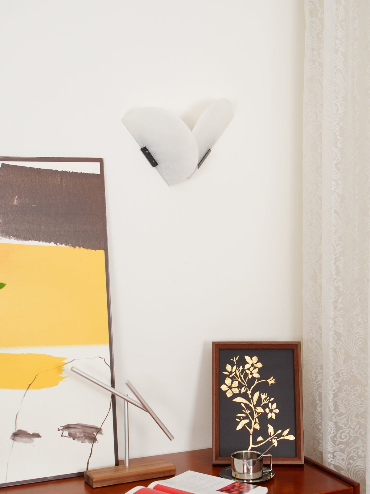 Pase aplique de pared Heart alabastro