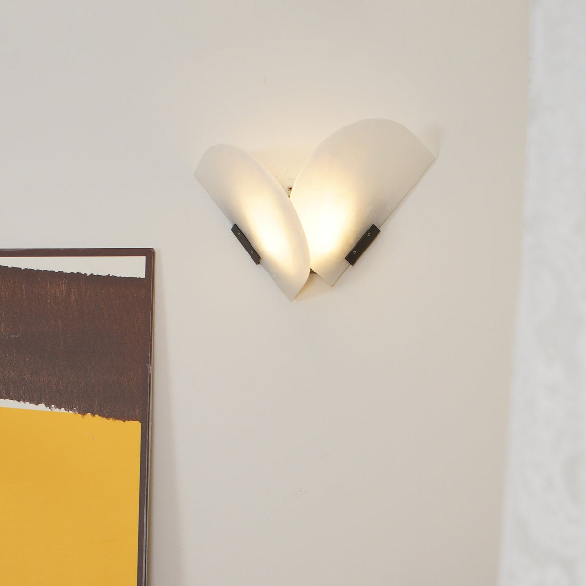 Pase aplique de pared Heart alabastro