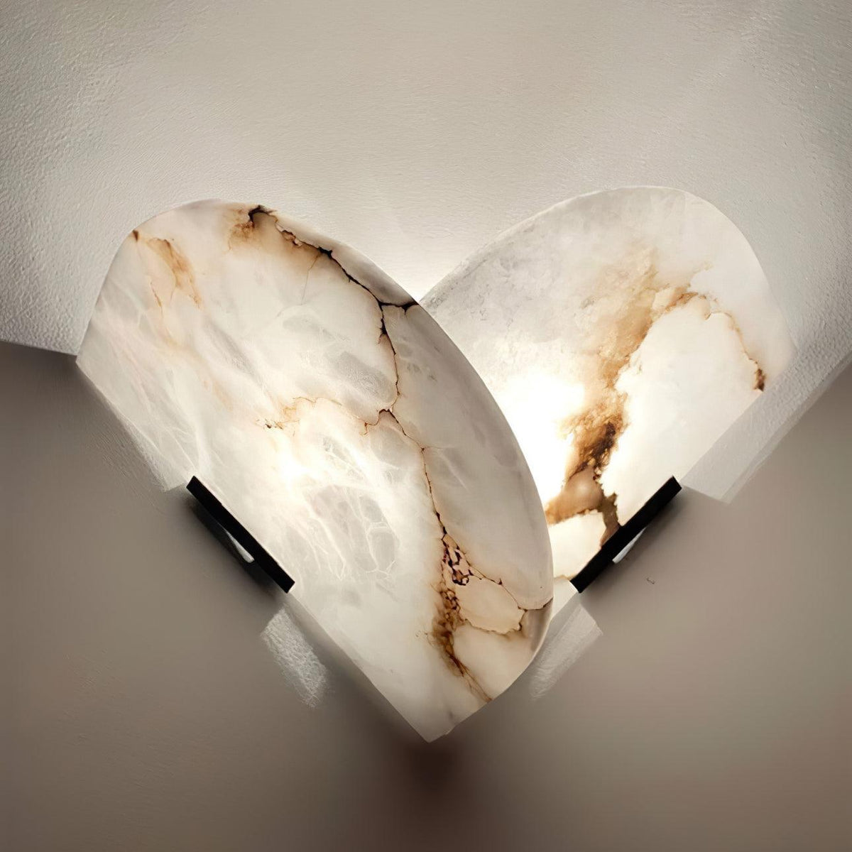 Pase aplique de pared Heart alabastro