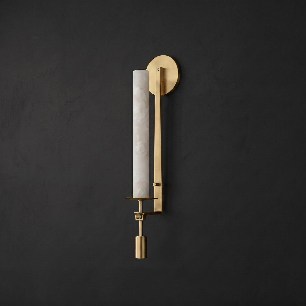 Aplique de pared de alabastro estilo clásico francés