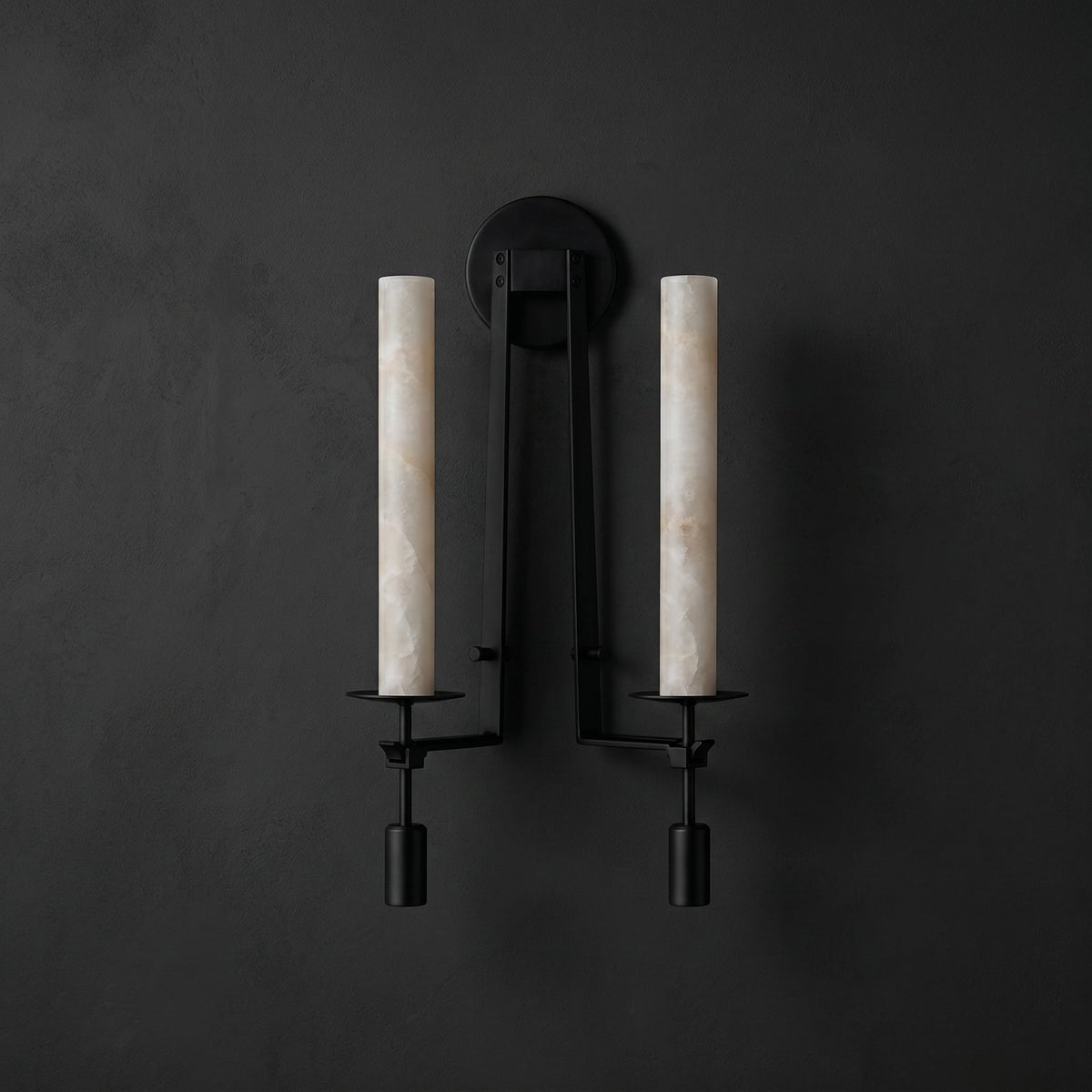 Aplique de pared de alabastro estilo clásico francés