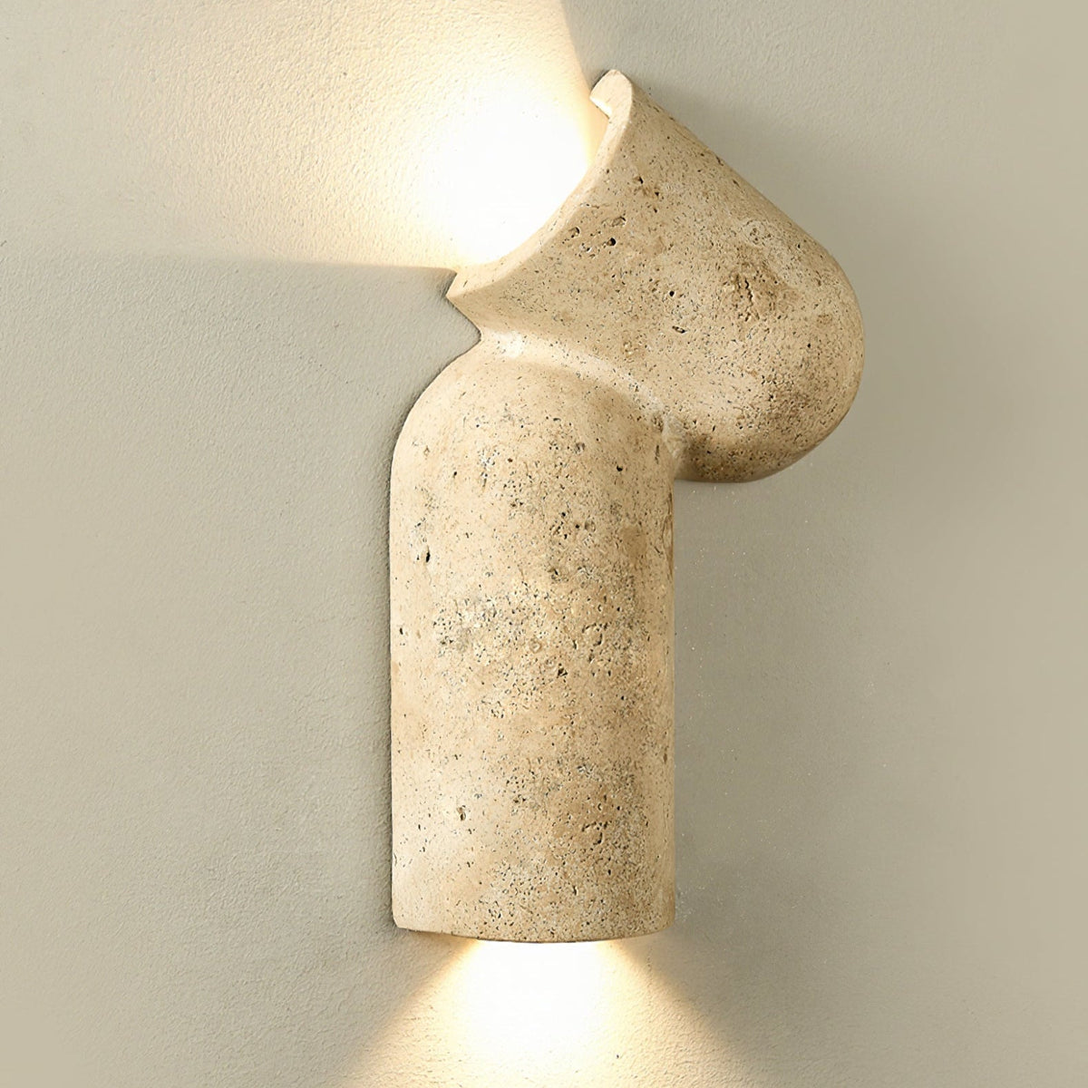 Valoreth aplique de pared travertino