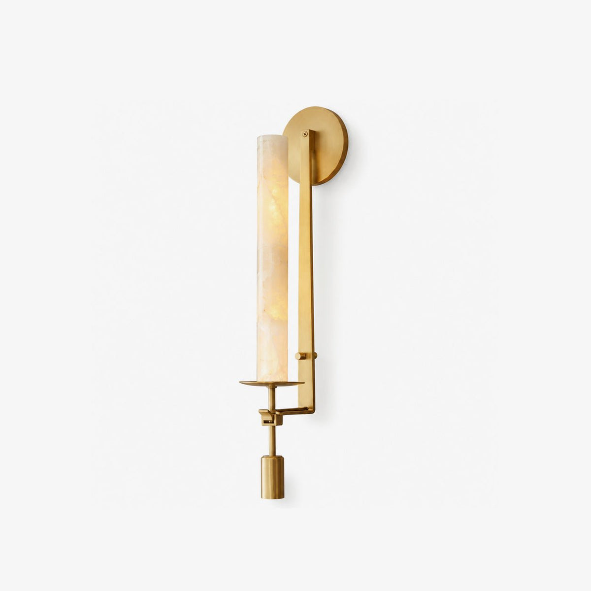 Aplique de pared de alabastro estilo clásico francés