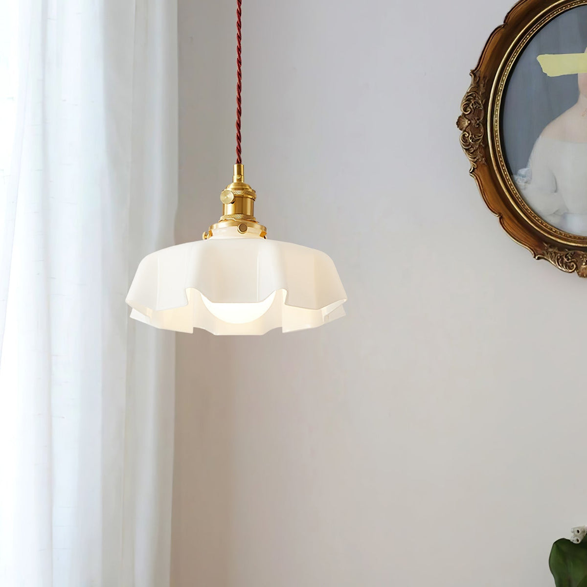 Liorivora lámpara colgante French Flower para comedor