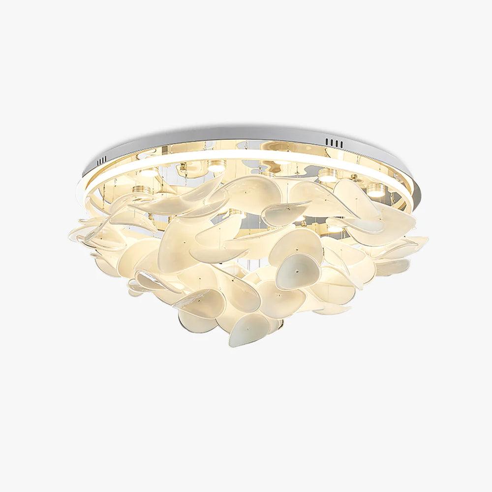 Viraalian lámpara de techo French Floral pétalo moderna