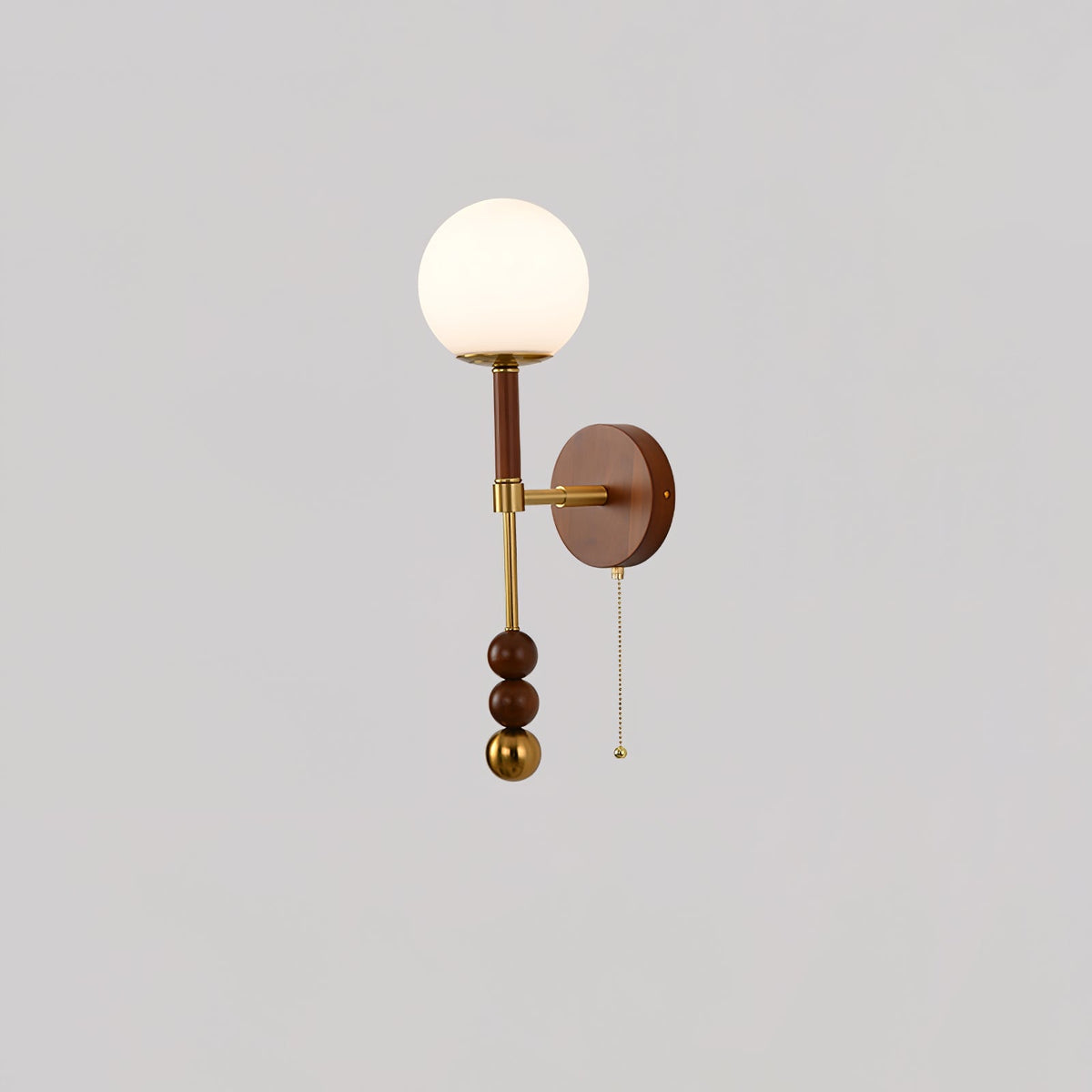 Hilda aplique de pared Roma elegancia de madera