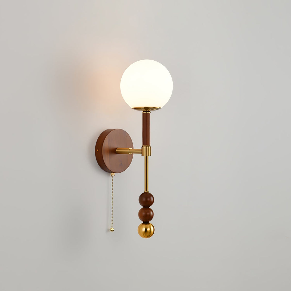 Hilda aplique de pared Roma elegancia de madera