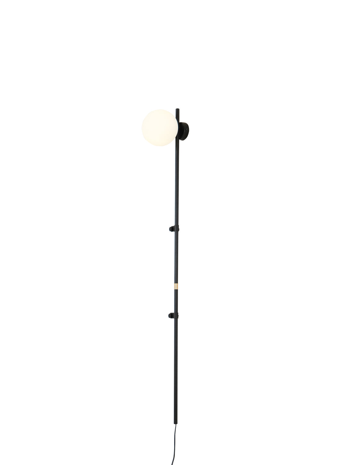 Curaeion aplique de pared moderno minimalista con vidrio y enchufe enchufable