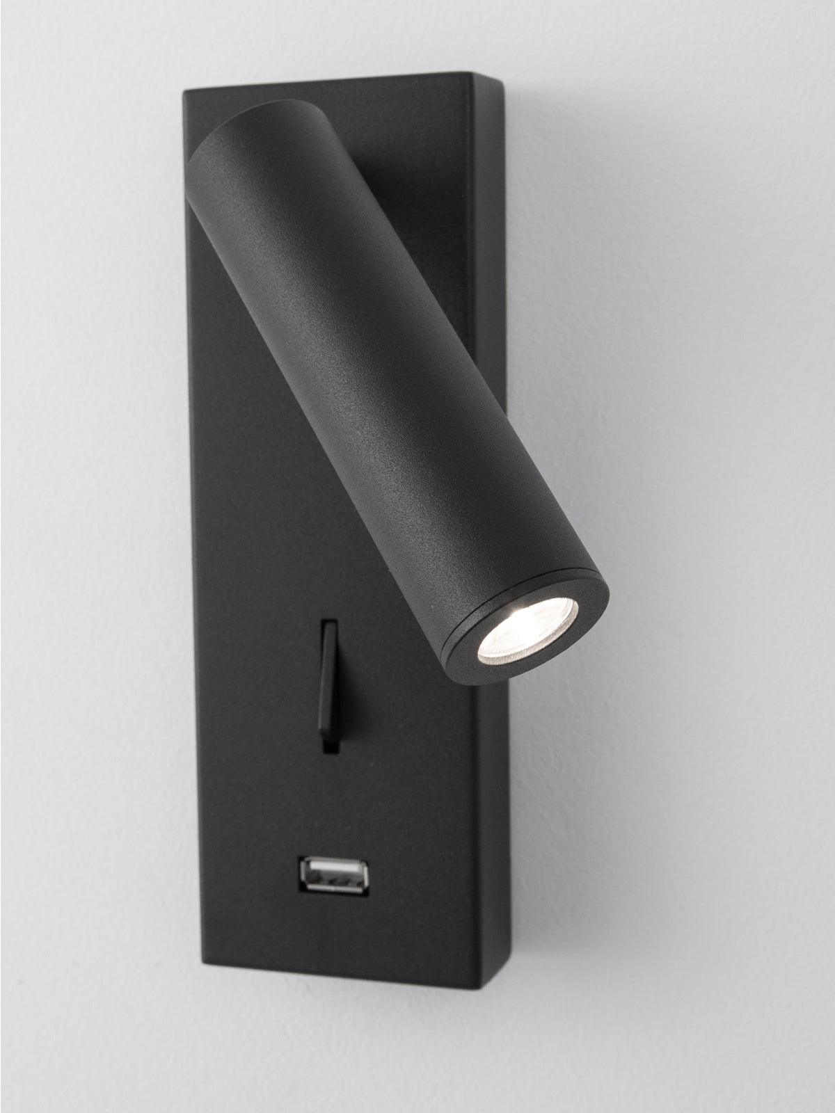 Aare Aplique de pared Minimalista Cabecera USB