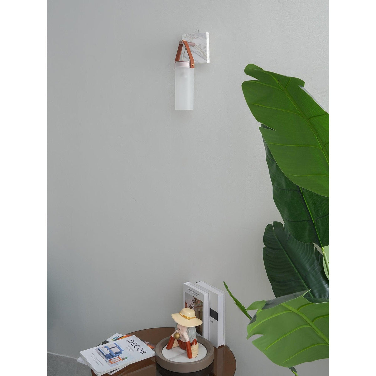 Celaliella aplique de pared con vidrio
