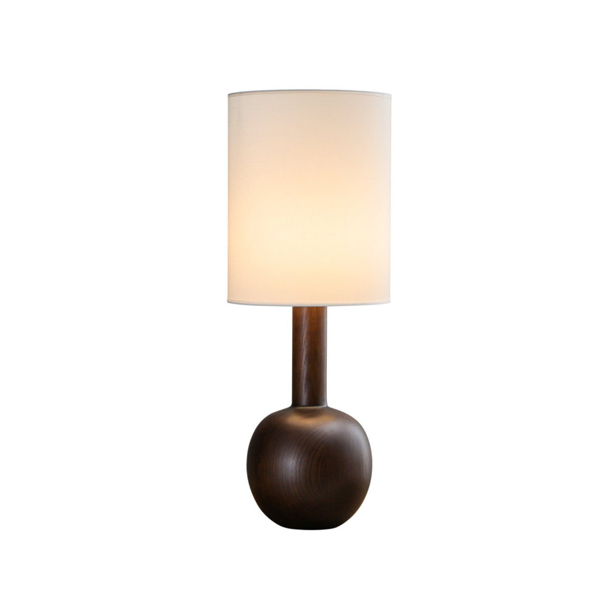 Ravmis lámpara de mesa rústica de madera