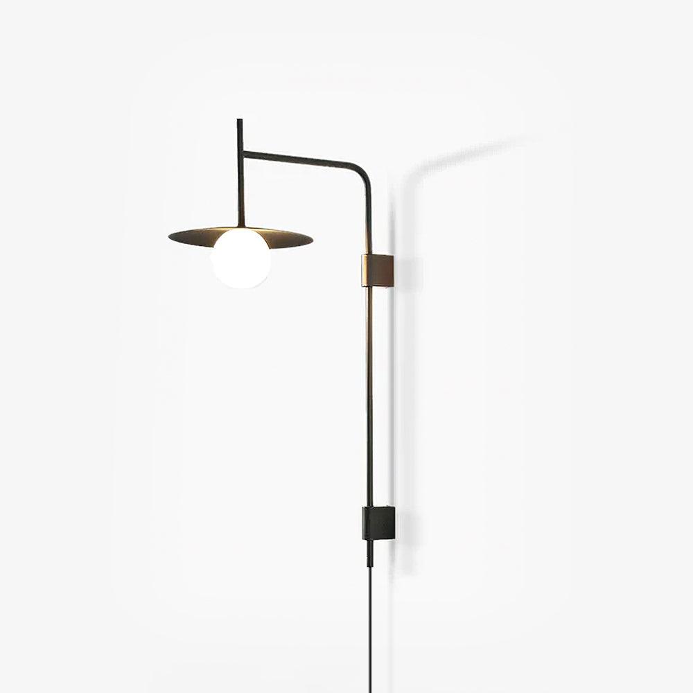 Paxon aplique de pared Swing Arm con vidrio enchufable