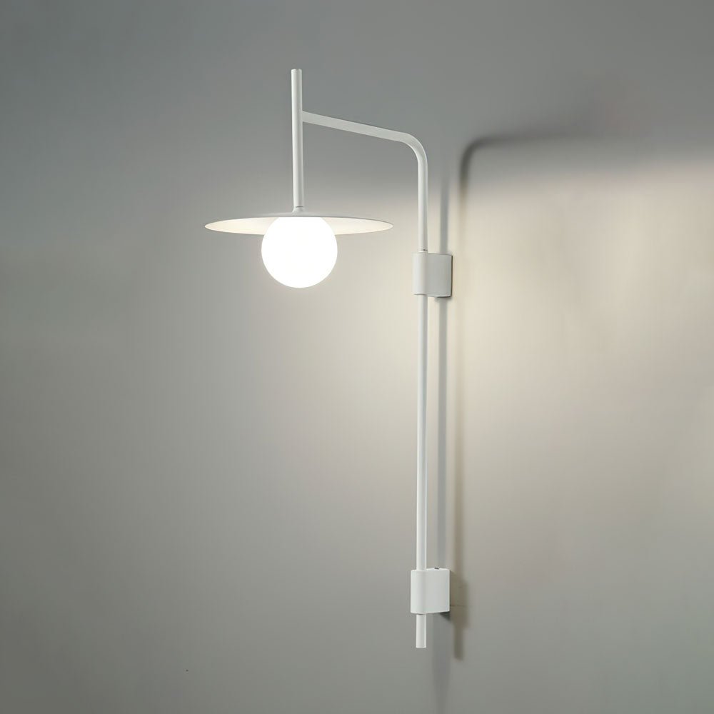 Lioririelle aplique de pared moderno minimalista de vidrio