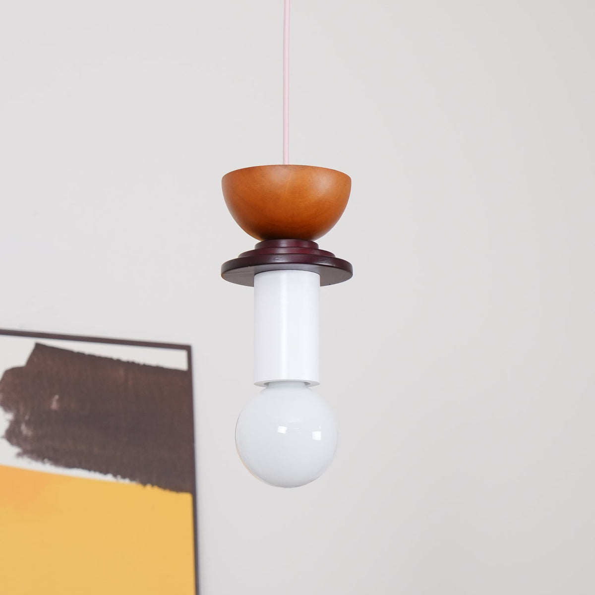 Gram lámpara colgante moderna de madera