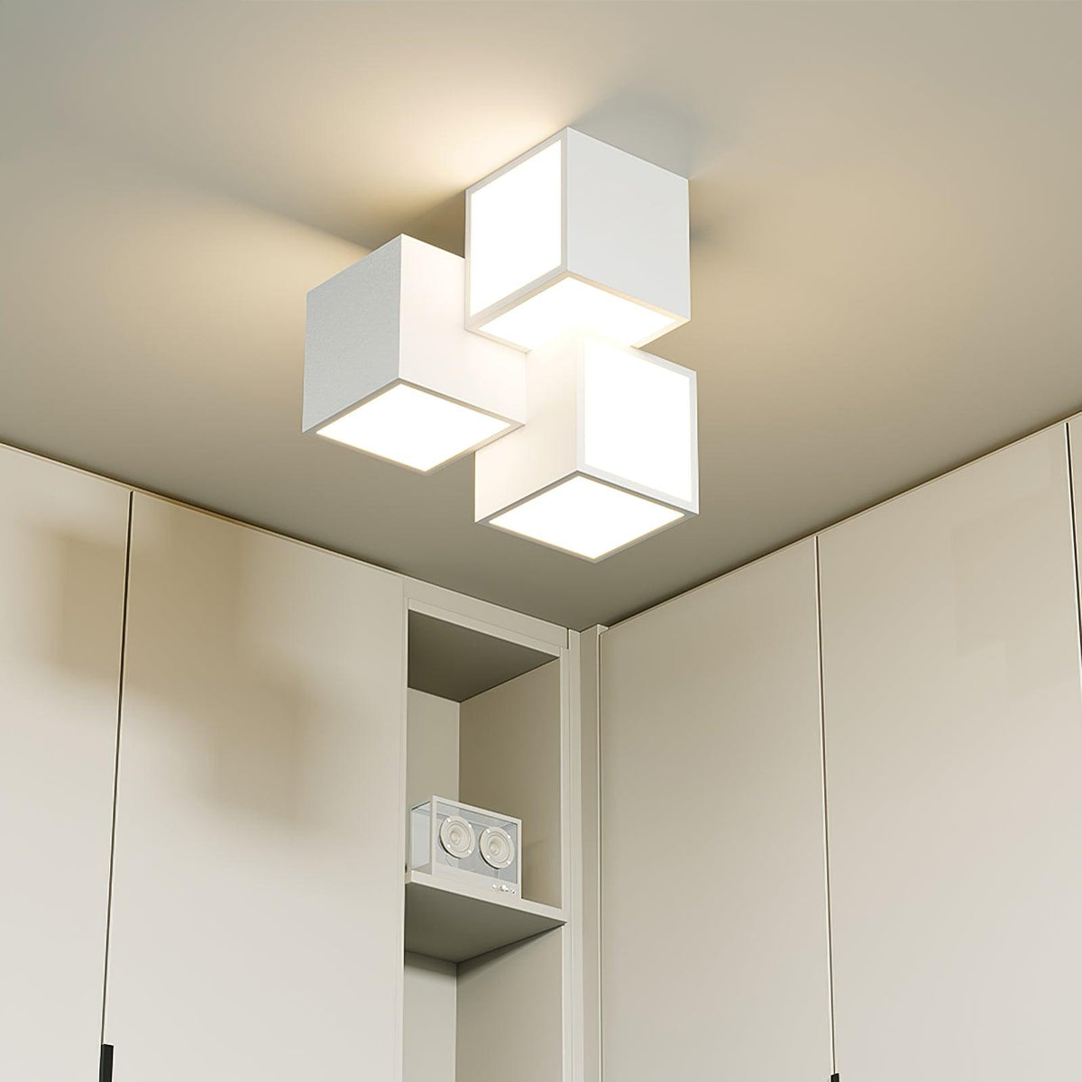 Evsilarae lámpara de techo moderna minimalista geométrica