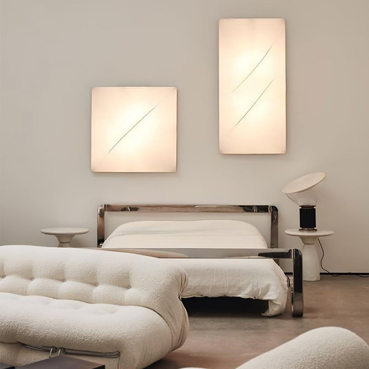 Linivelia aplique de pared minimalista de tejido