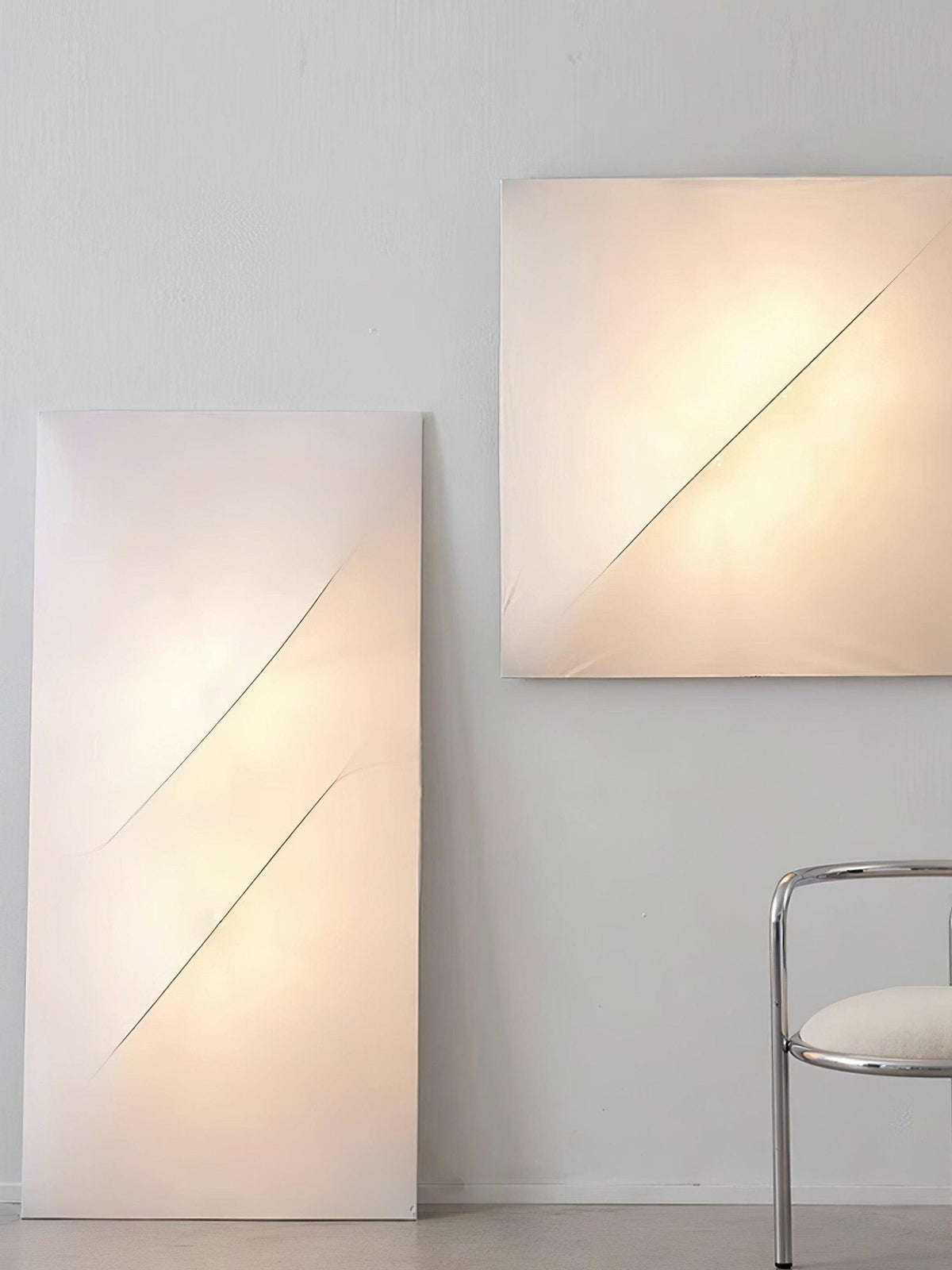 Linivelia aplique de pared minimalista de tejido