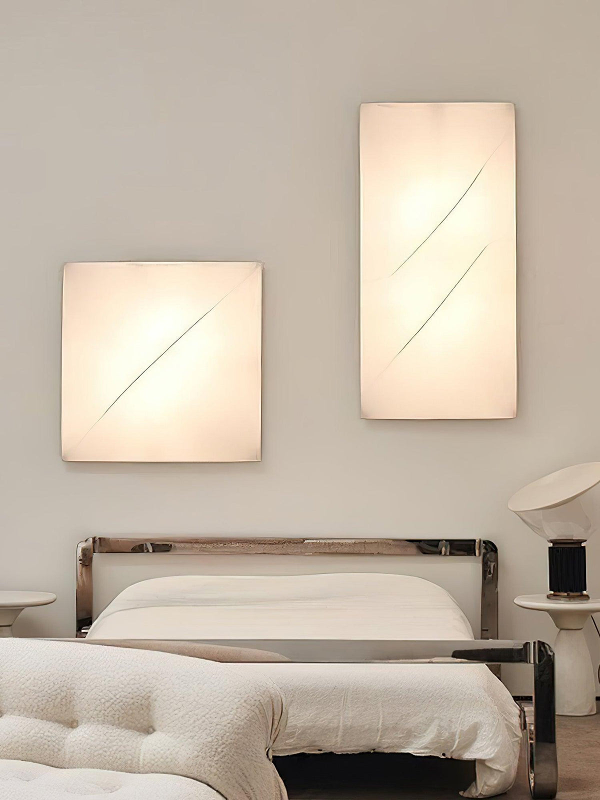Linivelia aplique de pared minimalista de tejido