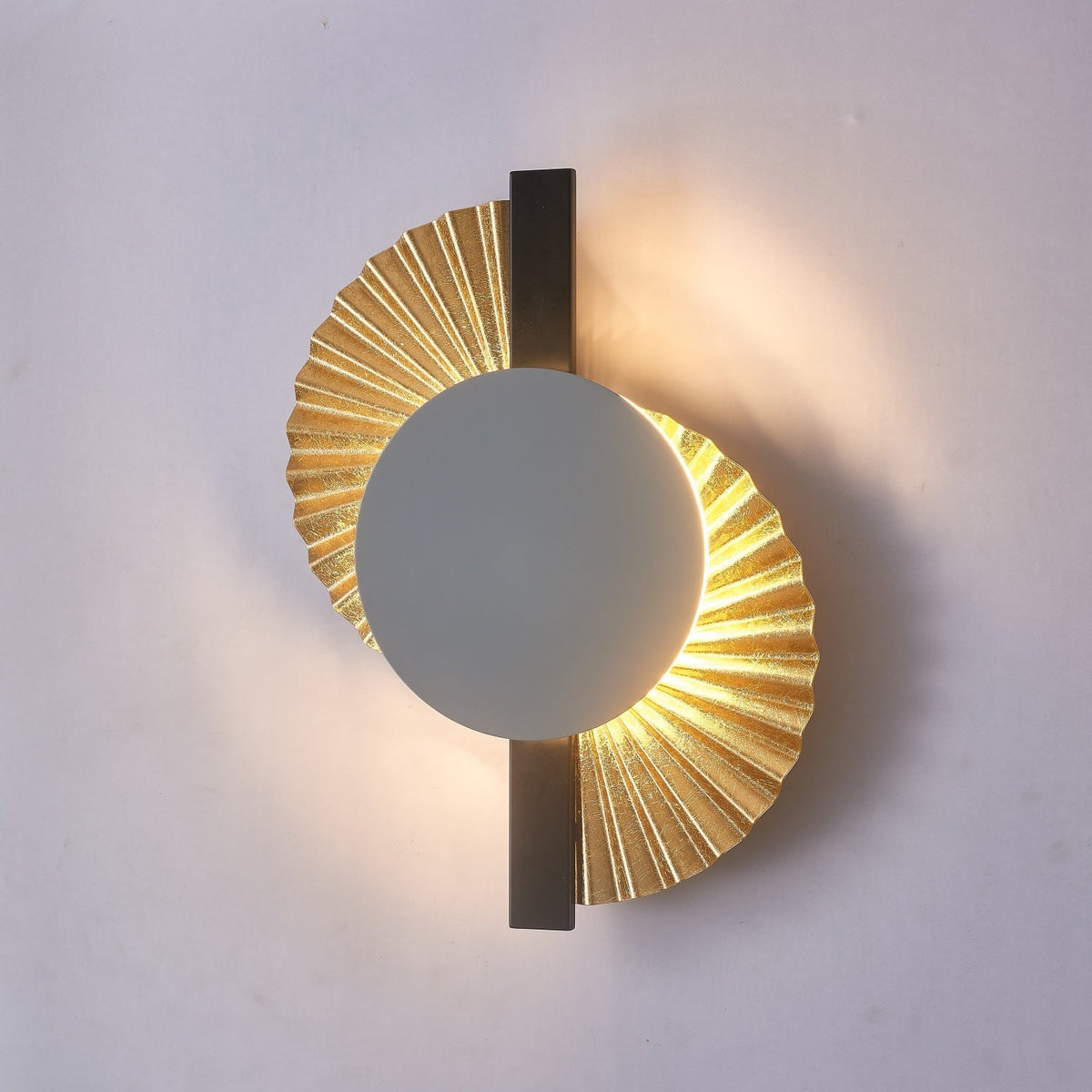 Arbordale aplique de pared Gilded Fan dorado