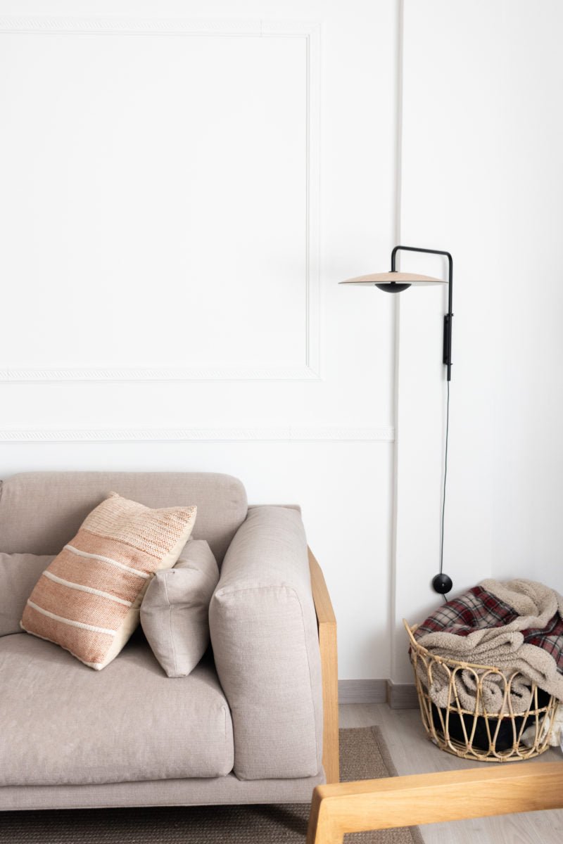 Abnormal aplique de pared moderno minimalista enchufable