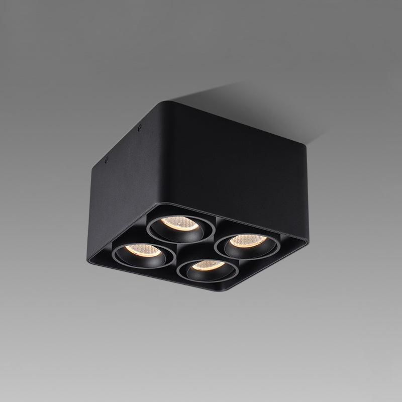 Devely Spotlight Surface Mount Twin LED Angular de estilo minimalista