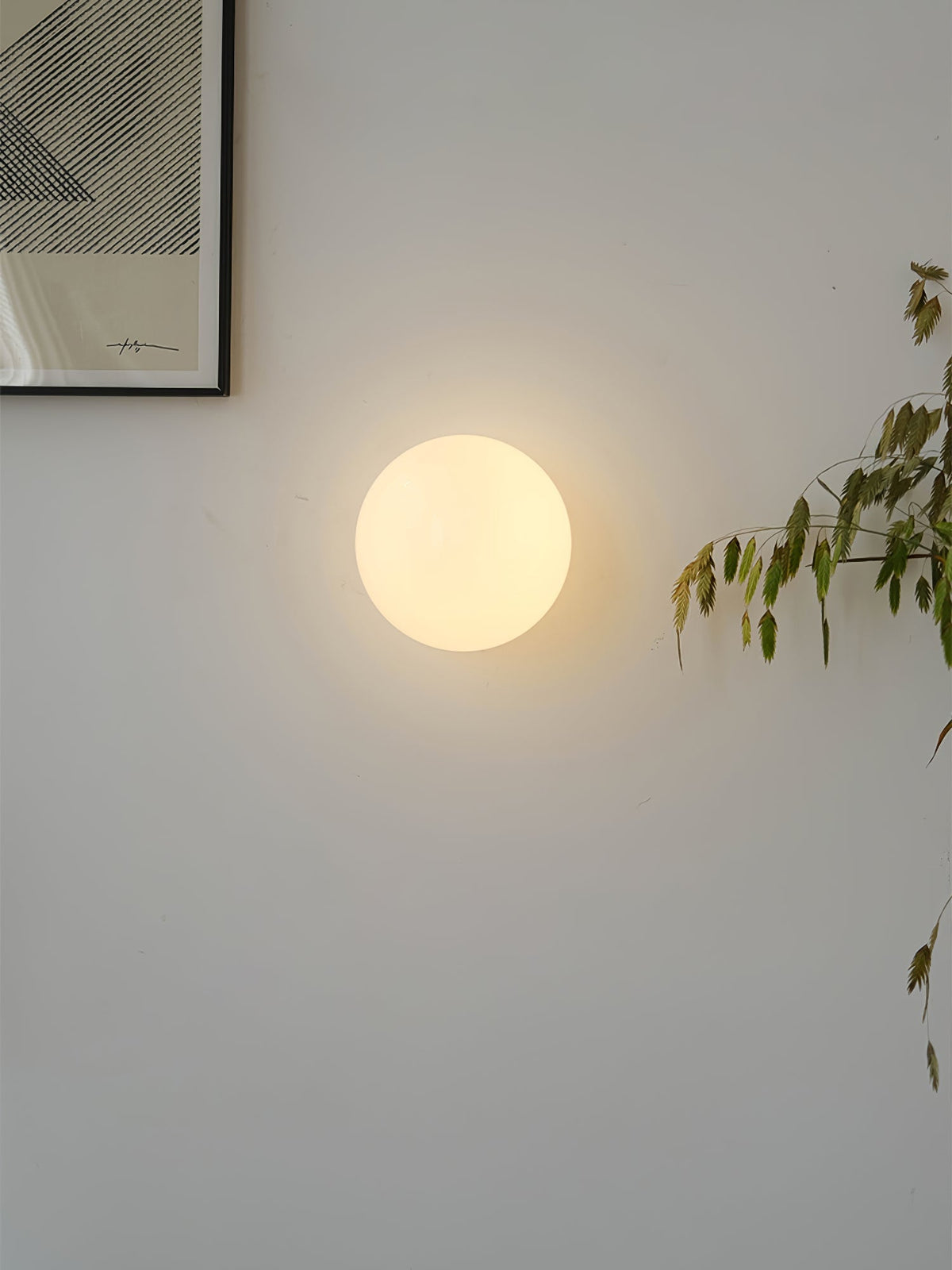 Celorira aplique de pared moderno minimalista de vidrio