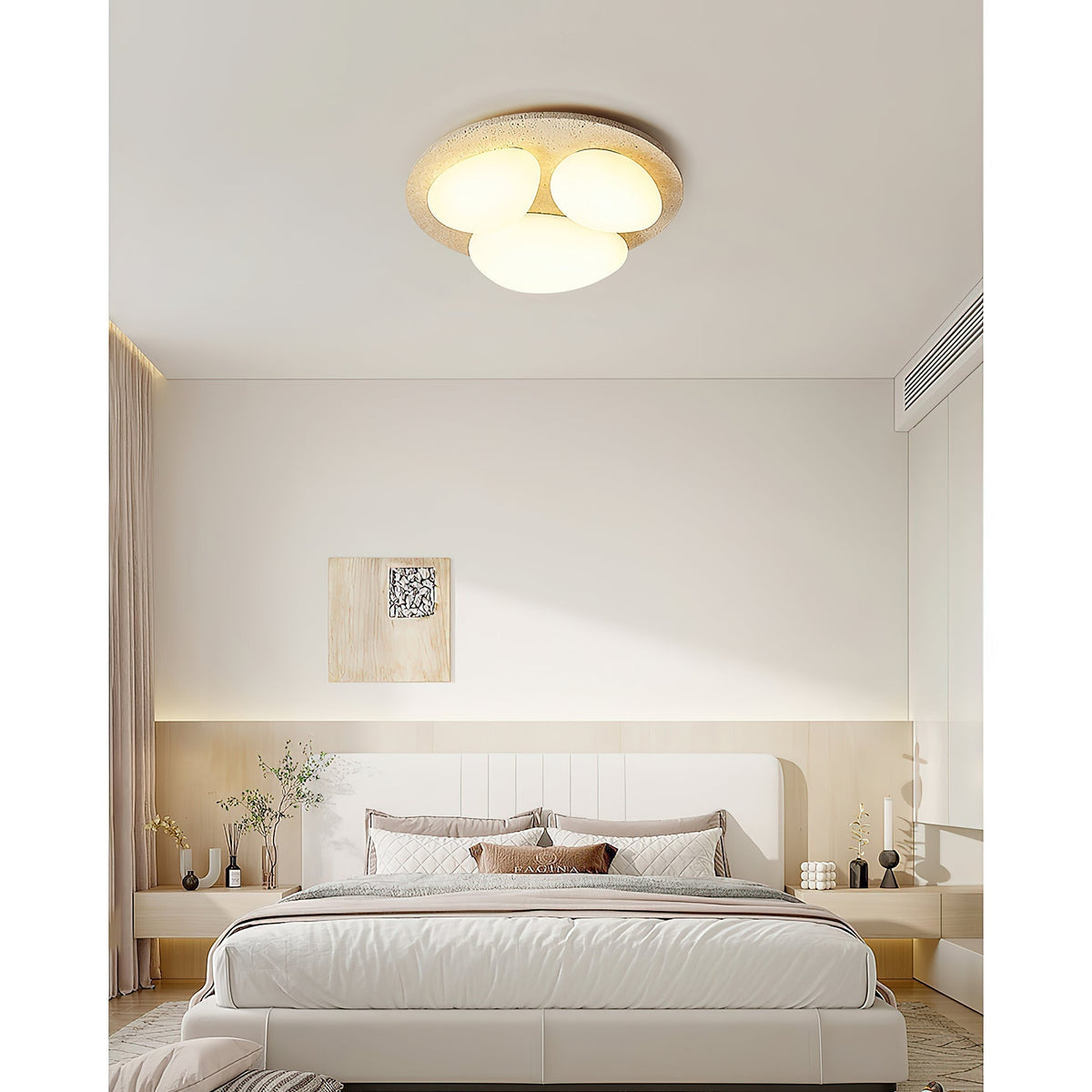 Lylaeen Lámpara De Techo Travertino Moderno Minimalista