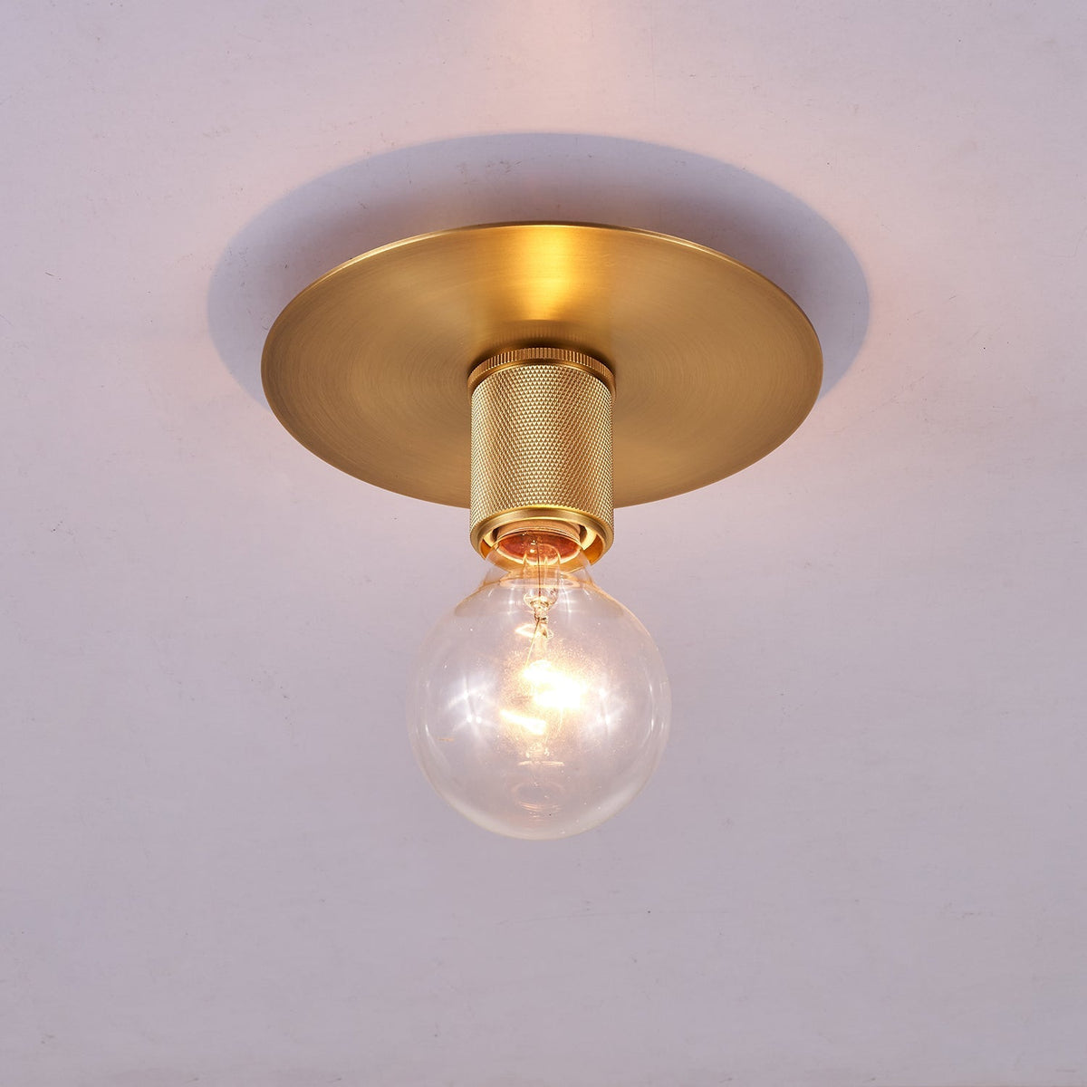 Aursorion lámpara de techo moderna minimalista de latón