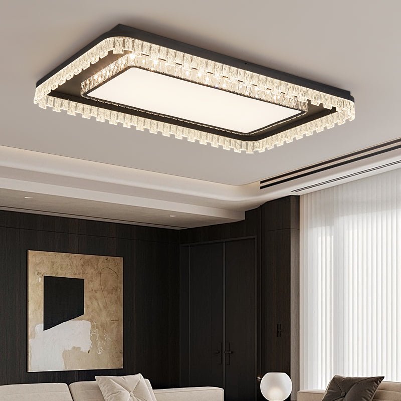 Nythee lámpara de techo moderna minimalista de lujo con cristal