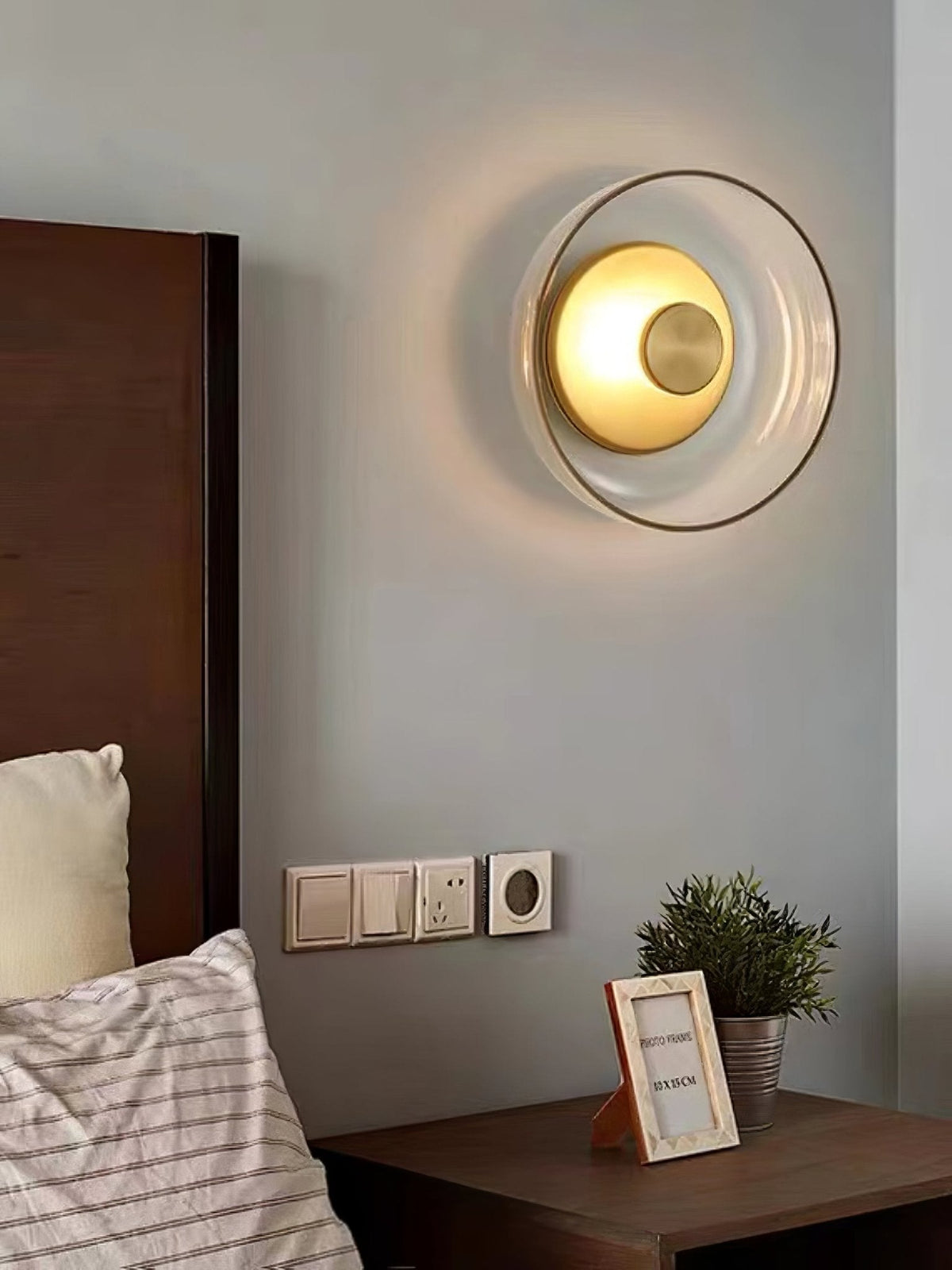 Garth Aplique de pared Vidrio Premium Nórdico Arte