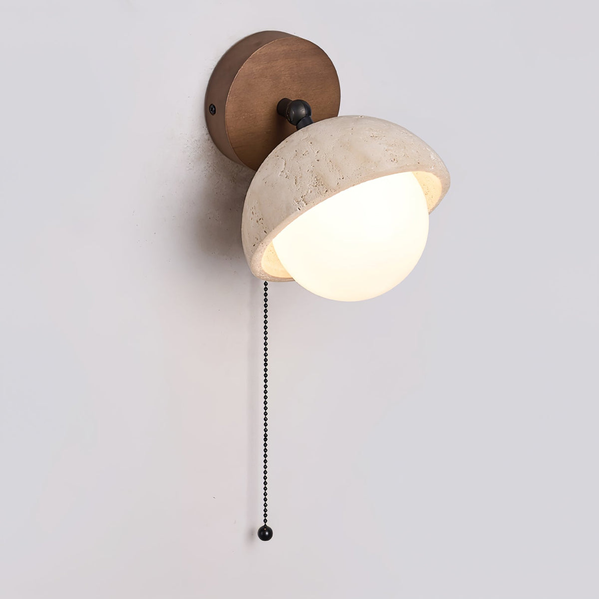 Cavix aplique de pared con acabado en travertino