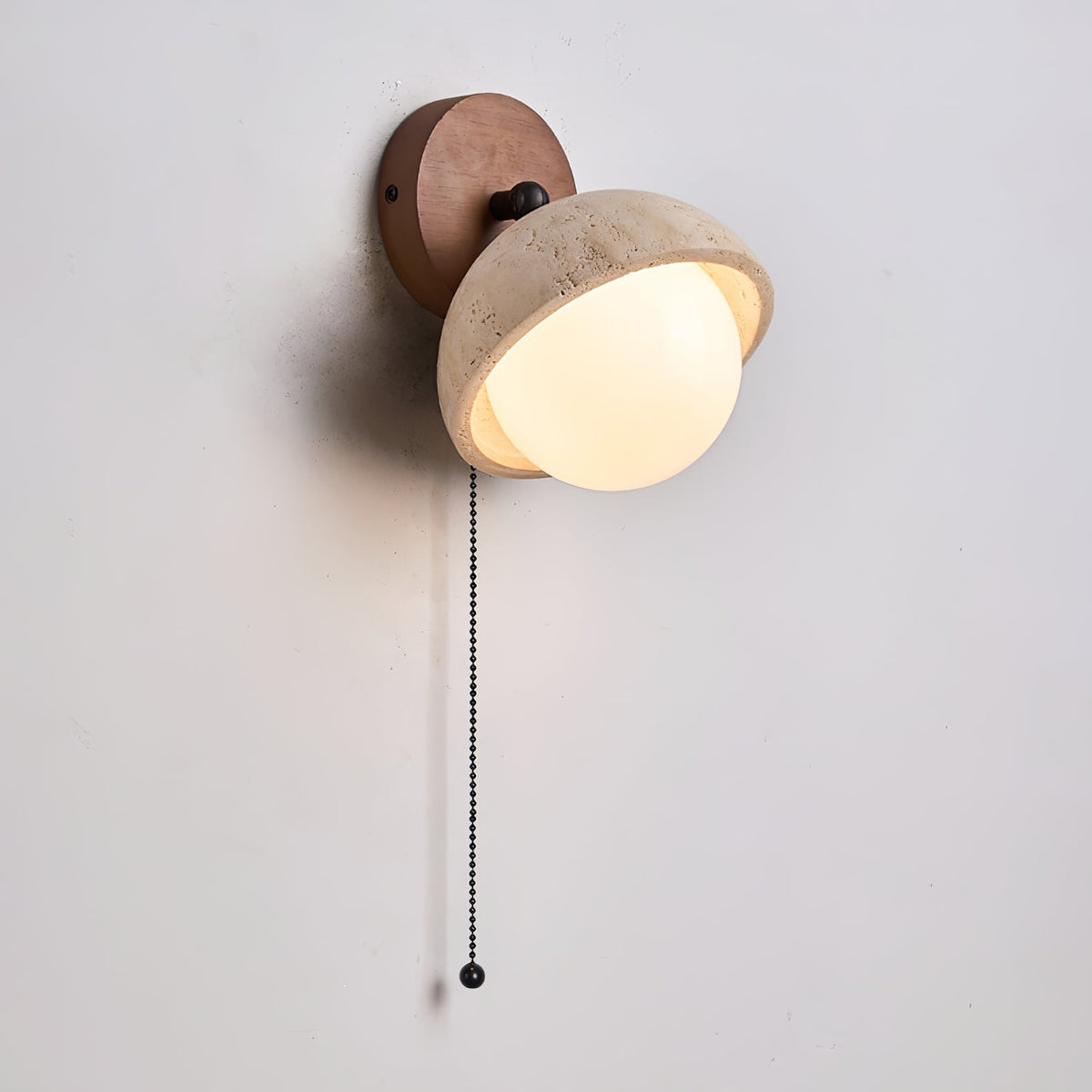 Cavix aplique de pared con acabado en travertino