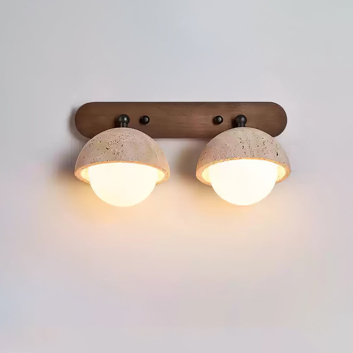 Cavix aplique de pared con acabado en travertino