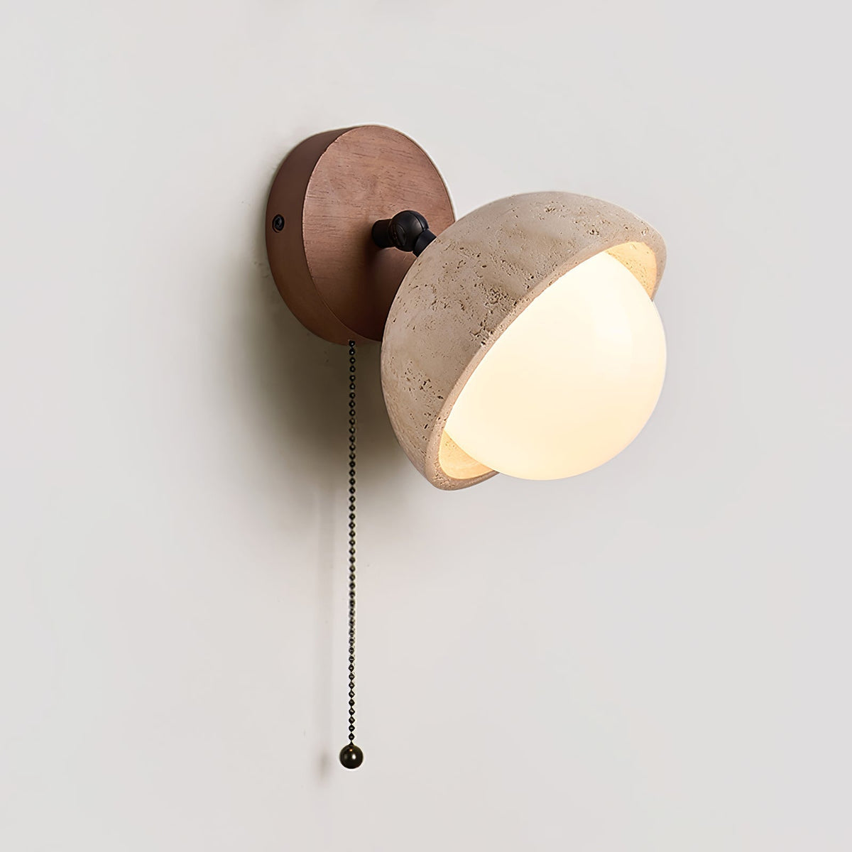 Cavix aplique de pared con acabado en travertino