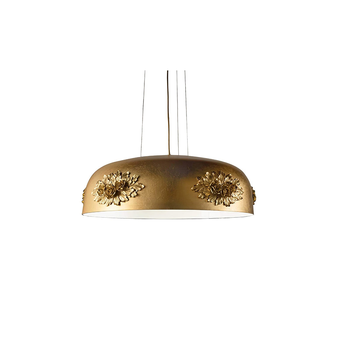 Zesolila lámpara colgante tradicional en oro