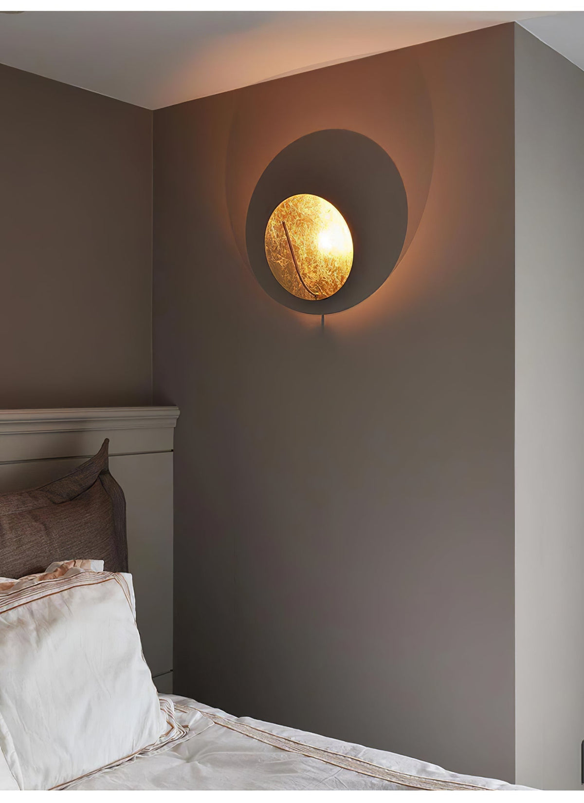Noctarion aplique de pared dorado Golden Aura