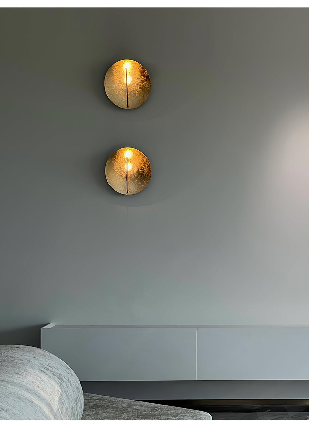 Noctarion aplique de pared dorado Golden Aura