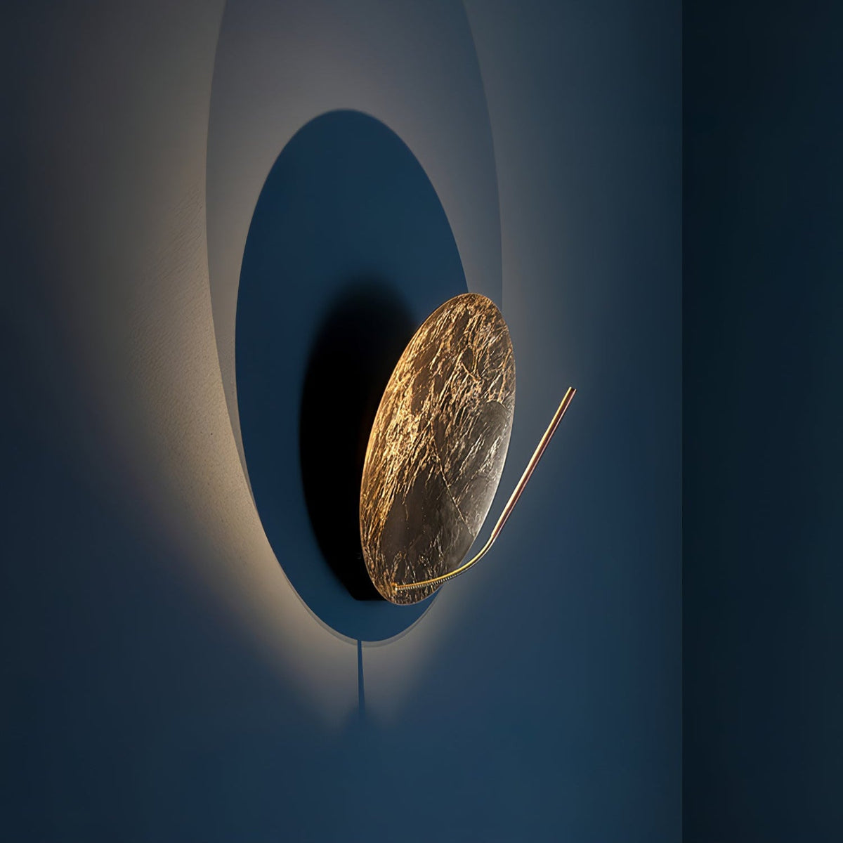 Noctarion aplique de pared dorado Golden Aura