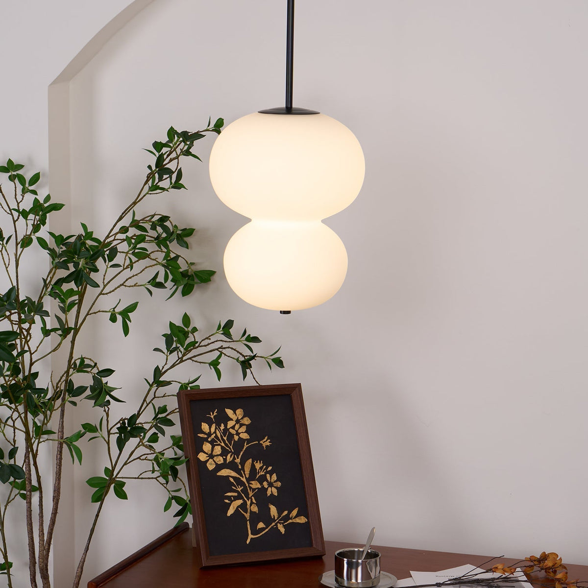 Xalt lámpara colgante minimalista de vidrio