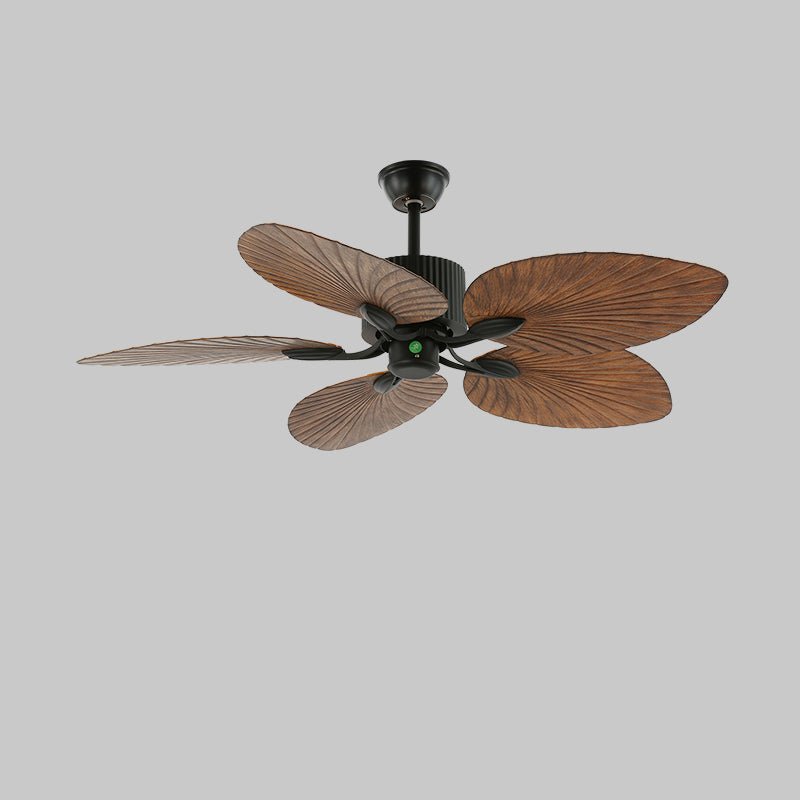 Virel ventilador de techo con luz de madera tropical