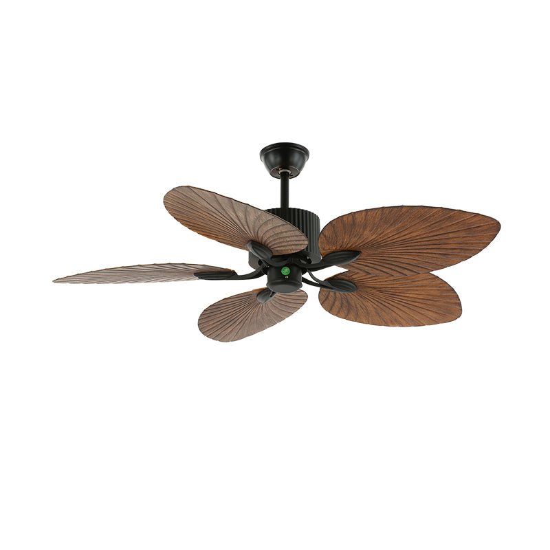Virel ventilador de techo con luz de madera tropical