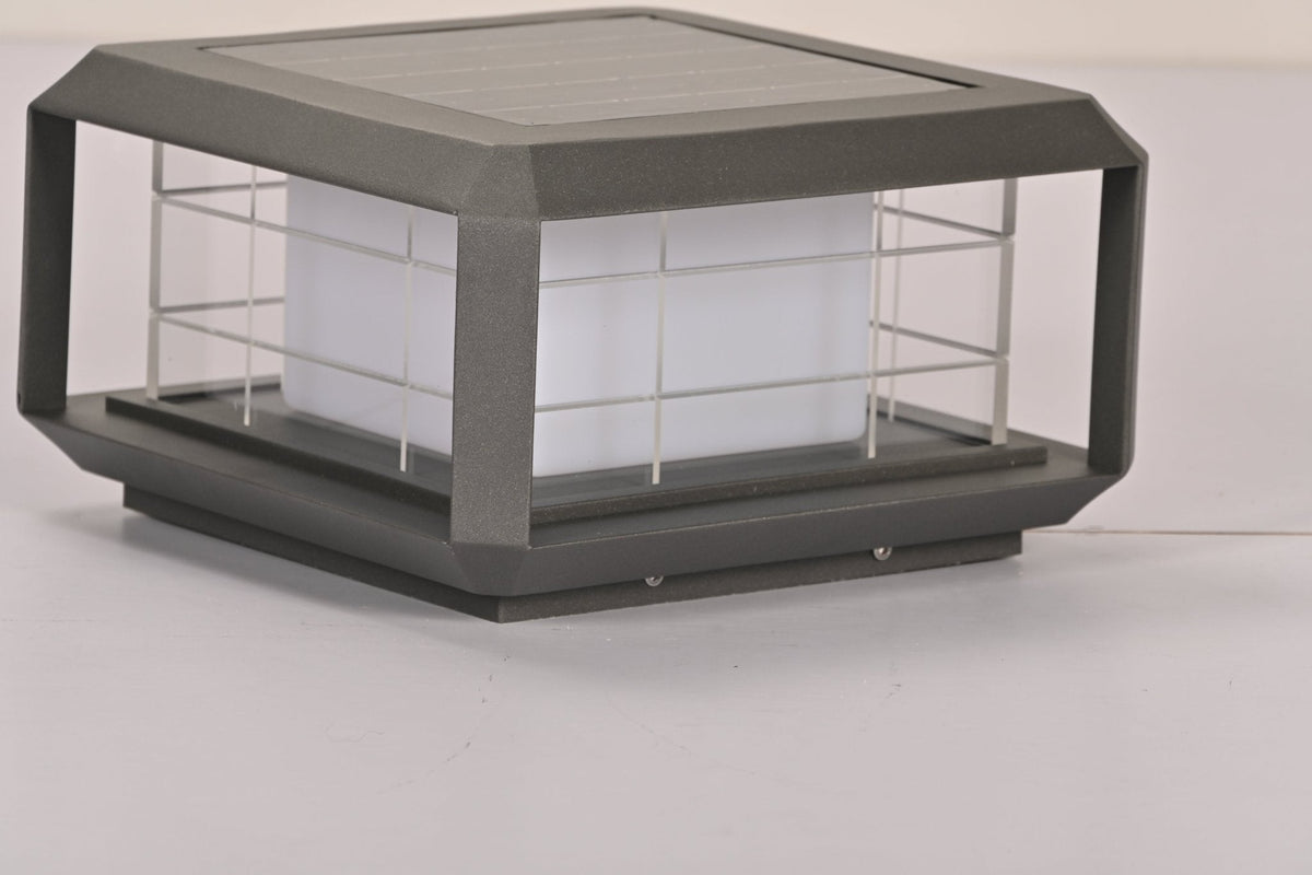 Grid Lámpara exterior farol solar