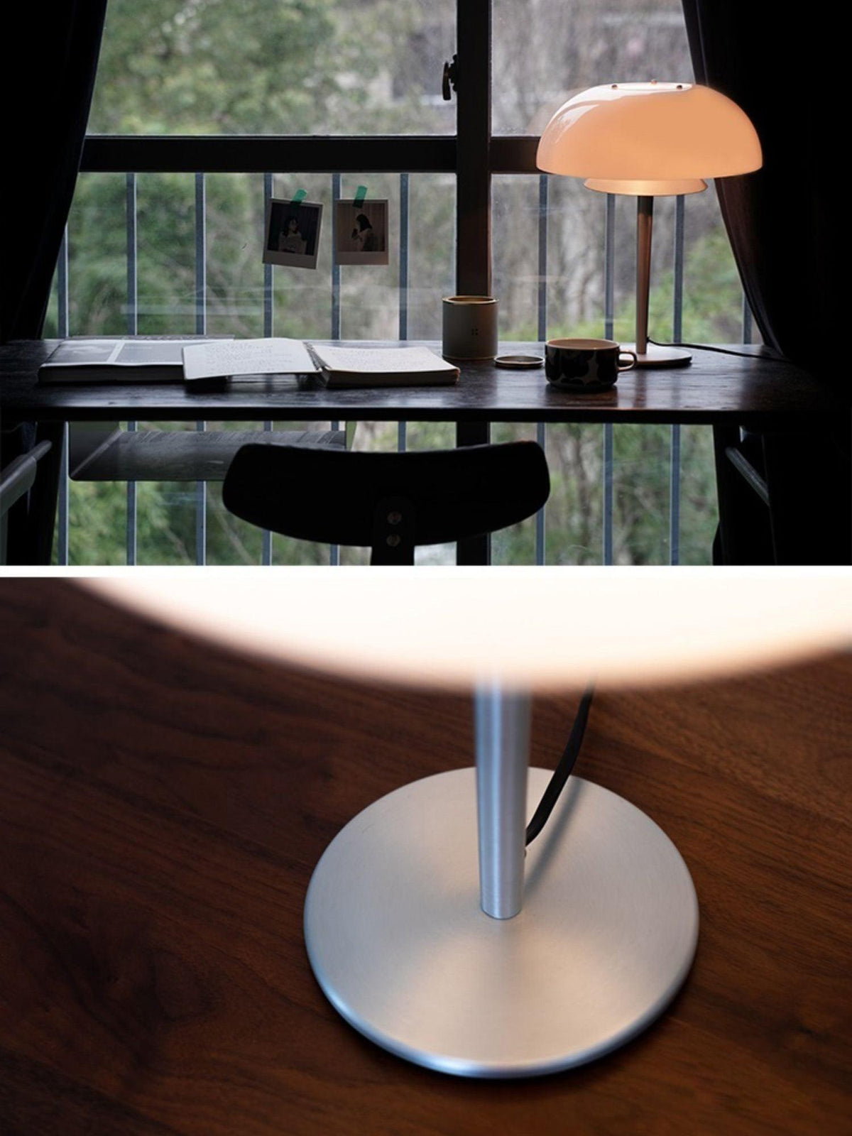 Nilten lámpara de mesa moderna de vidrio