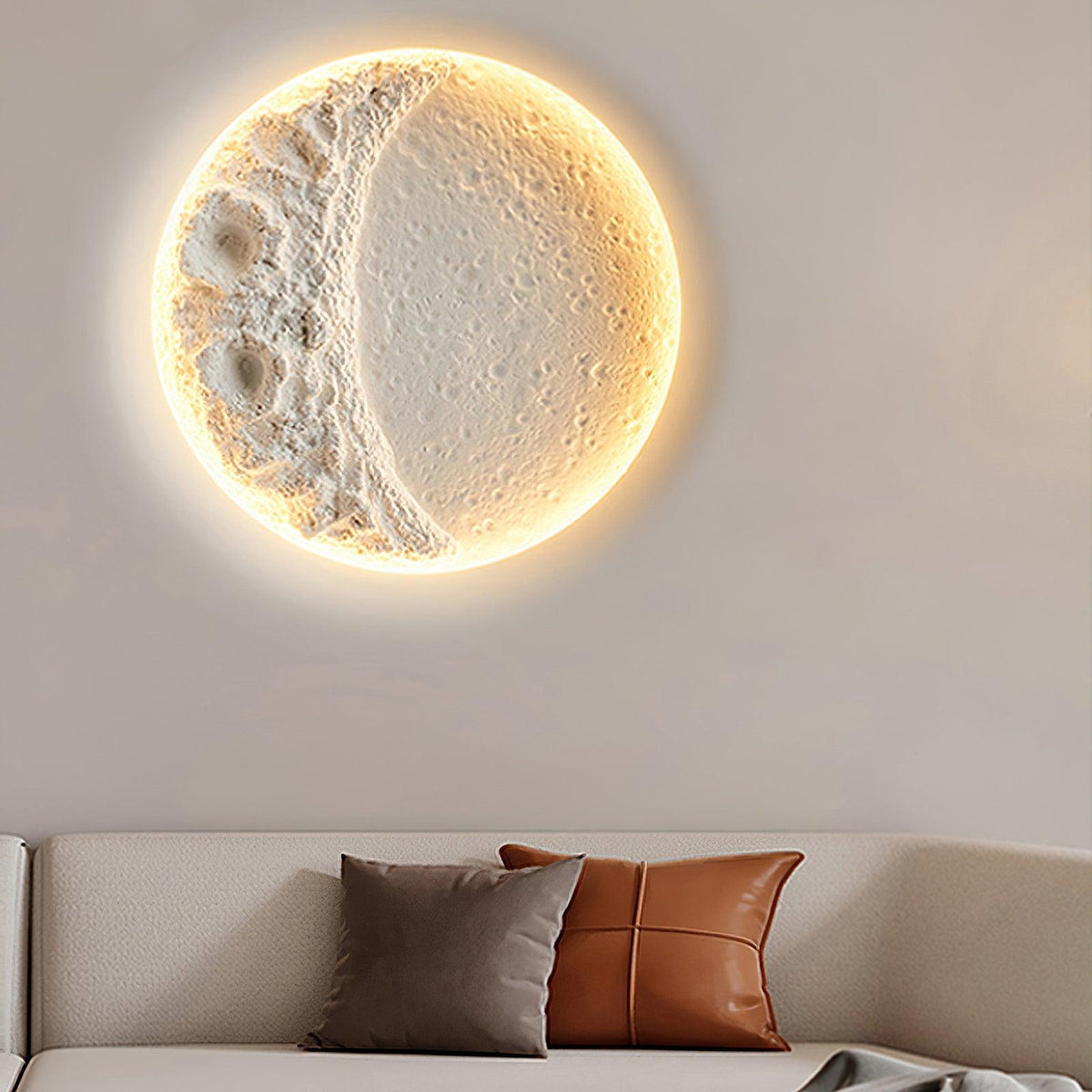 Elaisaine aplique de pared Gypsum Moon