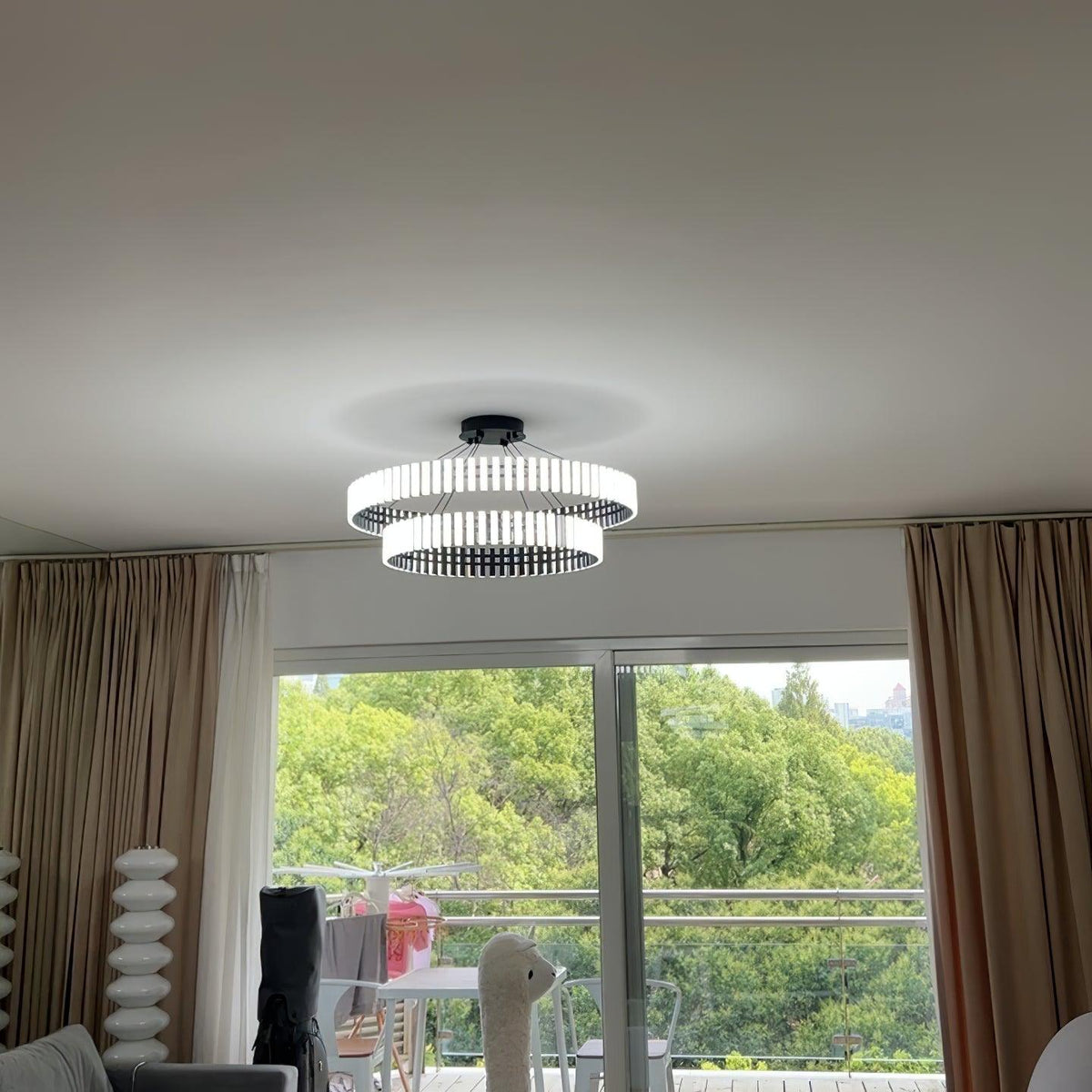 Rivo lámpara de araña Stylis con LED