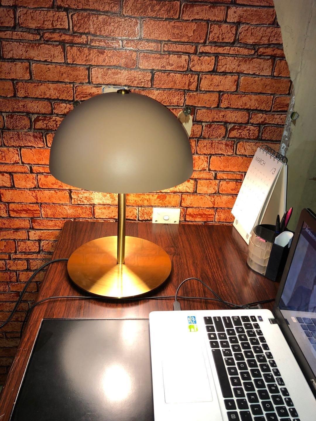 Brioth lámpara de mesa de acrílico escandinava