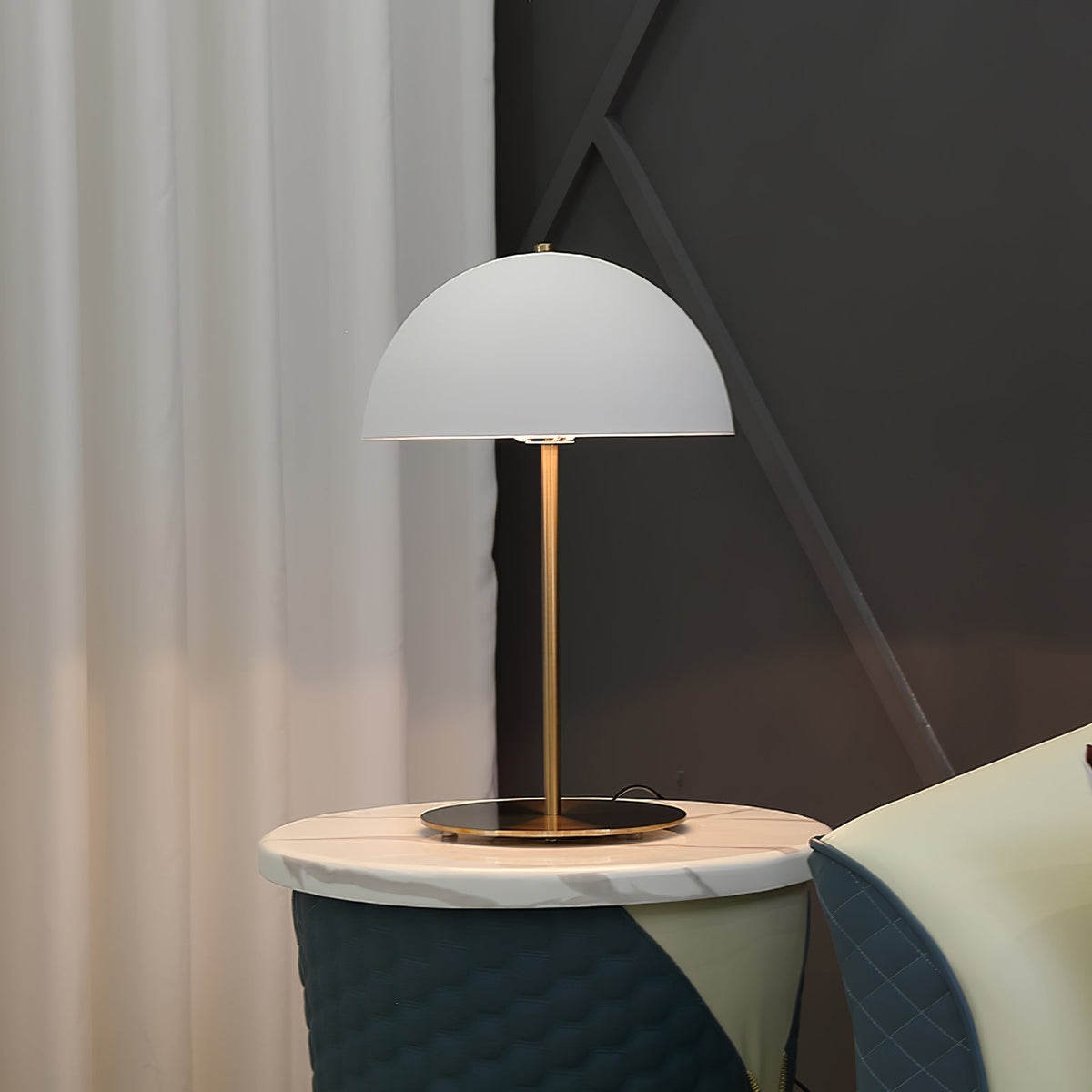 Brioth lámpara de mesa de acrílico escandinava
