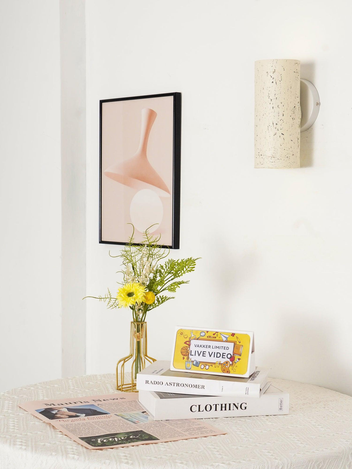 Dalem aplique de pared industrial