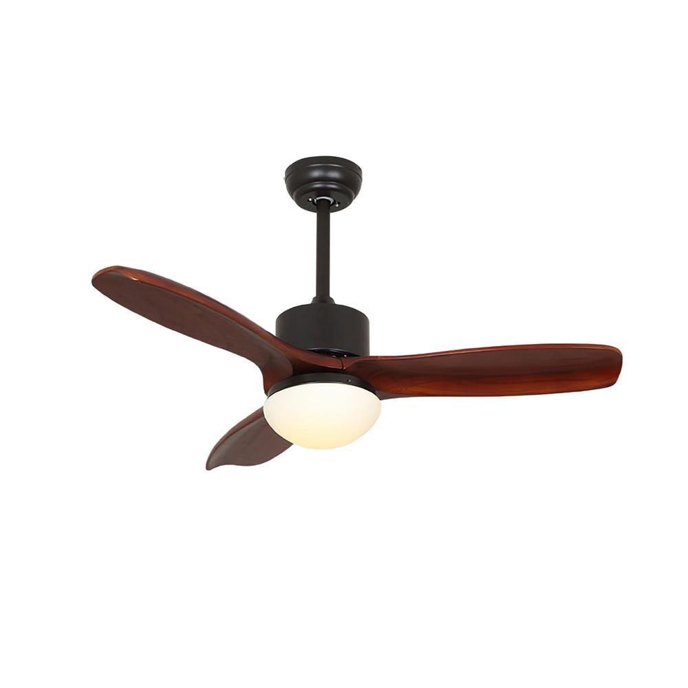Norirora ventilador de techo con luz elegancia Natural
