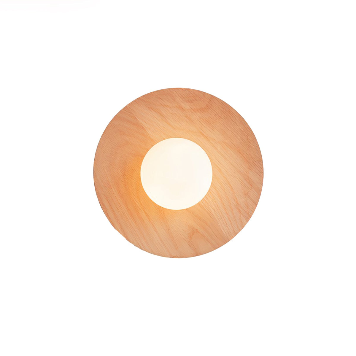 Eloza aplique de pared moderno minimalista de madera y vidrio